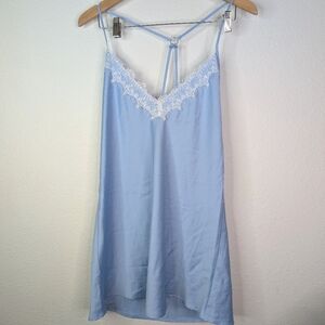 Fredericks Of Hollywood Light Blue Slip